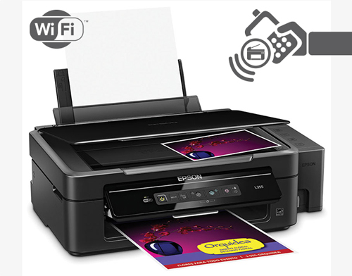 impressora multifuncional epson l355 com bulk ink original de fabrica impressora scanner copiadora 8287ed